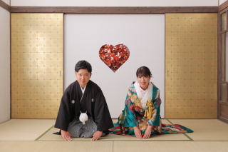 和装洋装どちらの衣装もスタジオで撮影できます♪