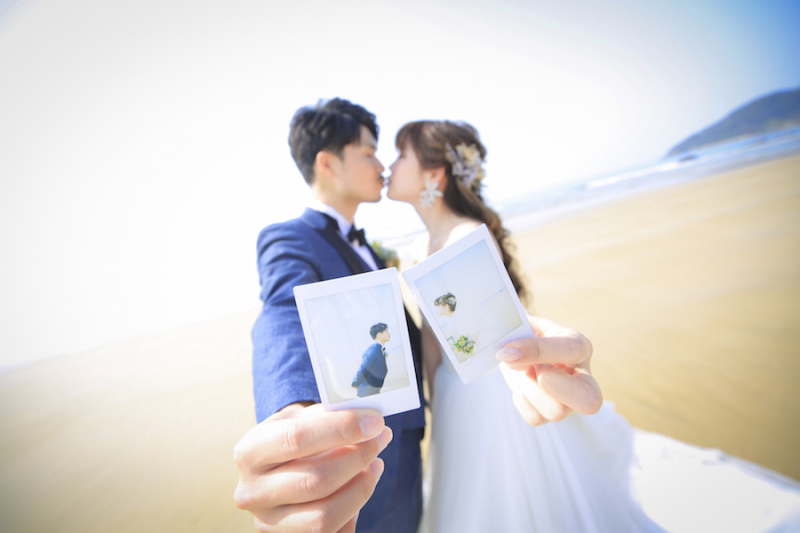 ポラロイドを使用して