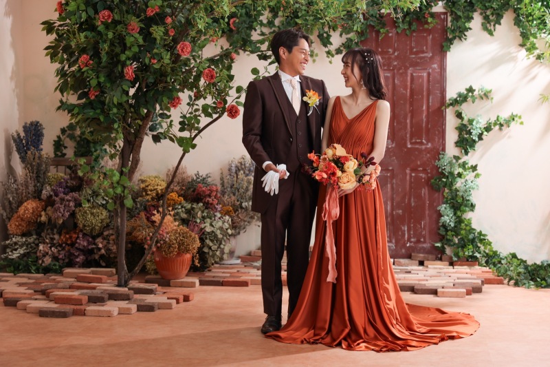 カラードレスにチェンジ!