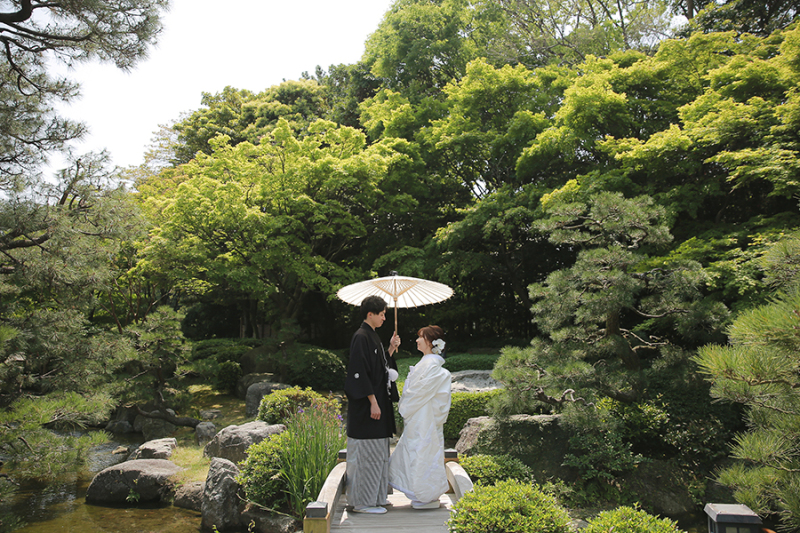 今回は日本庭園で