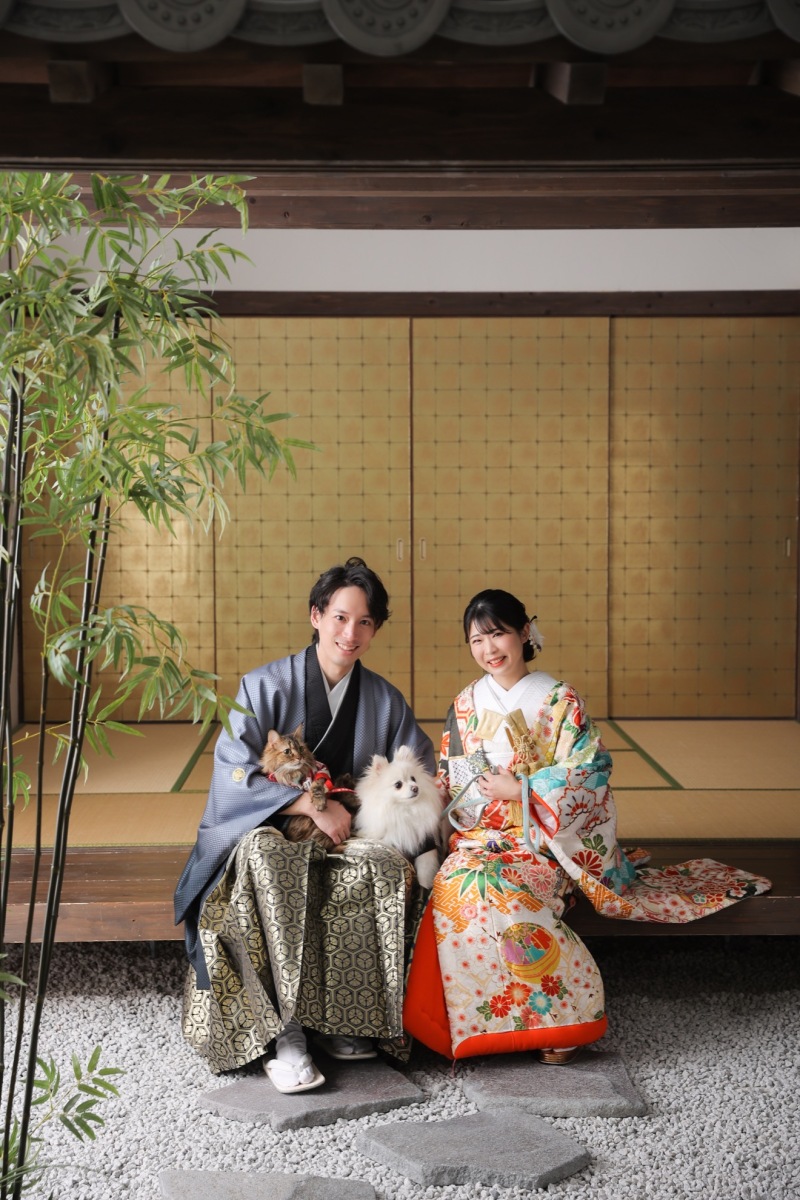 ペットと撮影もできちゃいます!