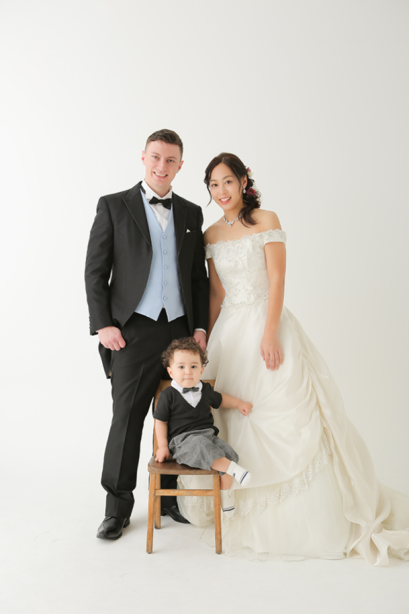 洋装もバッチリ