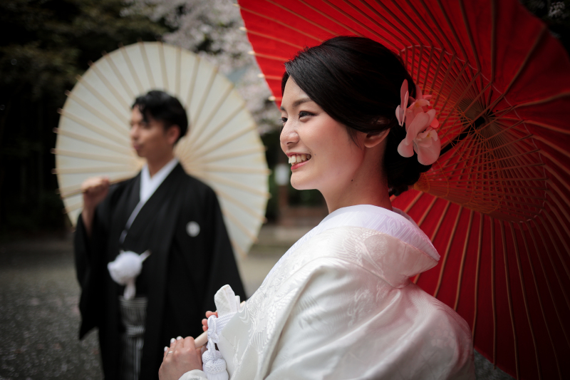 新婦さんにピント
