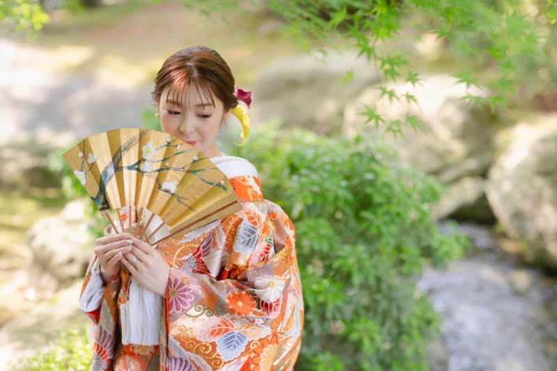 お持ち込みの扇子