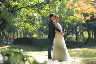 新作ドレスでロケーション