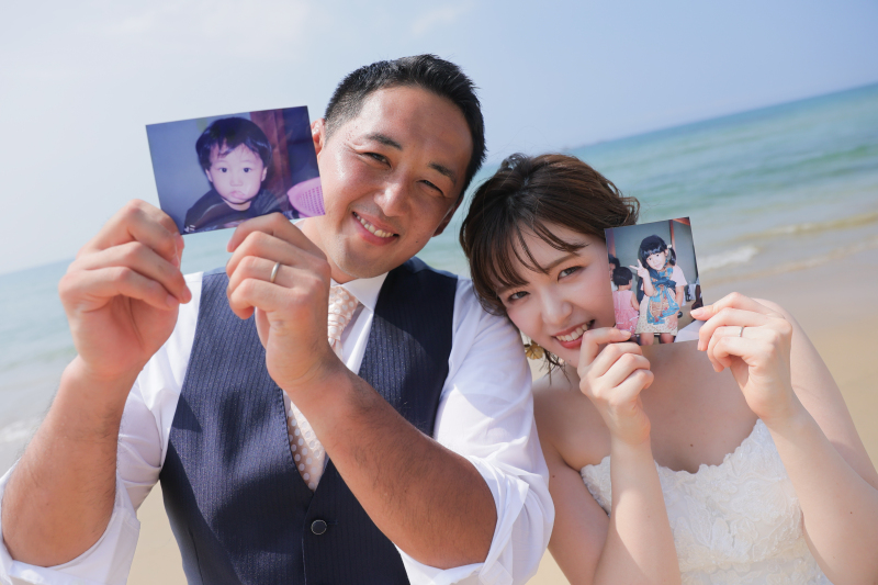 小さい頃の写真と