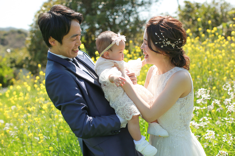 お子さんもドレスアップして