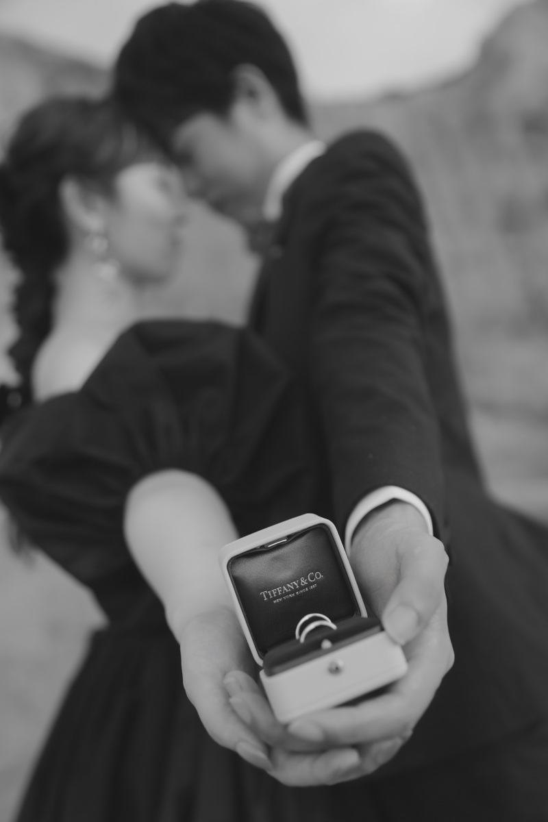 指輪のケースと