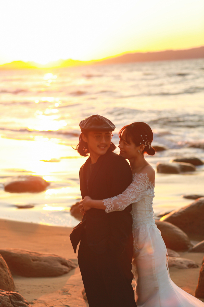 夕日も撮れました。