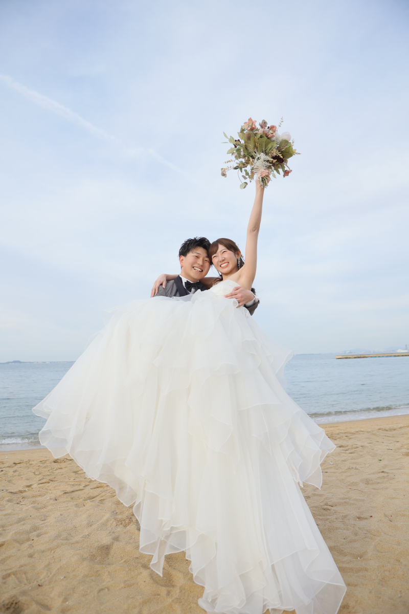 フリープランで予約して海撮影も！