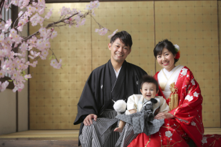 子供と一緒に楽しく撮影