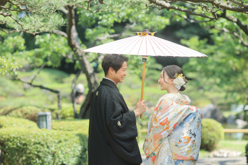 番傘で撮影!