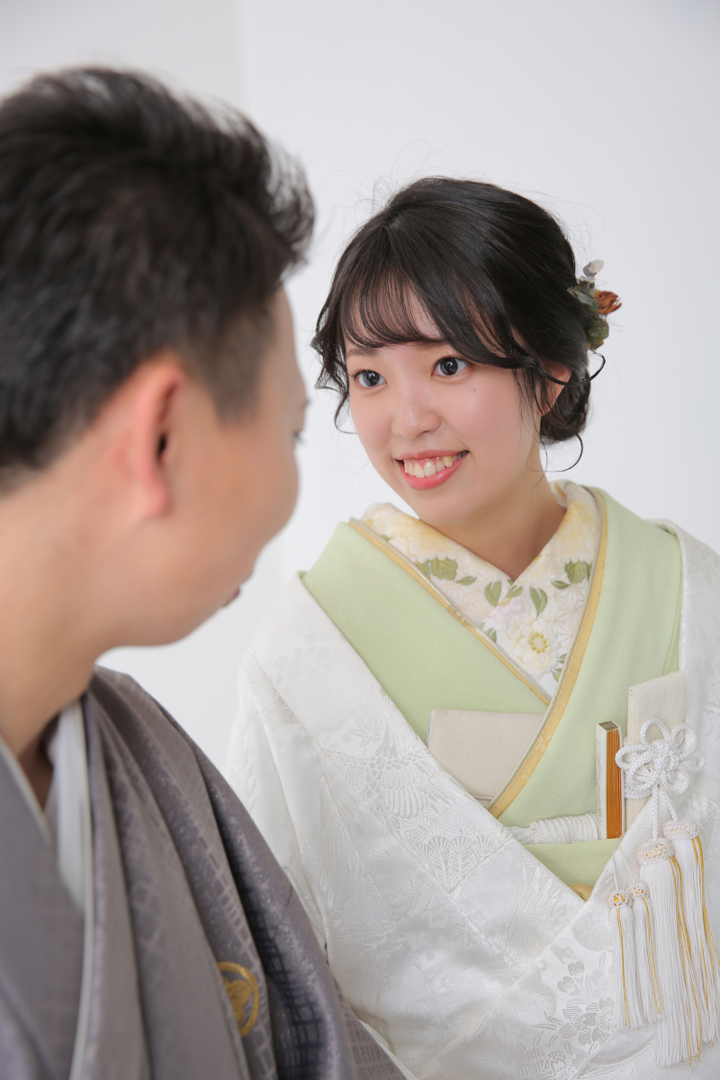 目がパッチリでとってもかわいいご新婦様