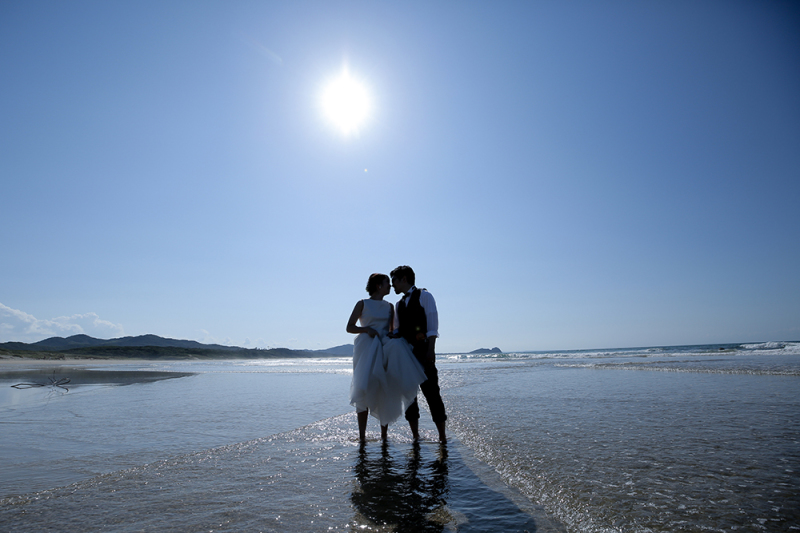 海に浸かってみます
