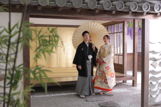 屋内庭園&和装ハウススタジオで撮影♪