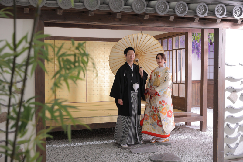 屋内庭園&和装ハウススタジオで撮影♪
