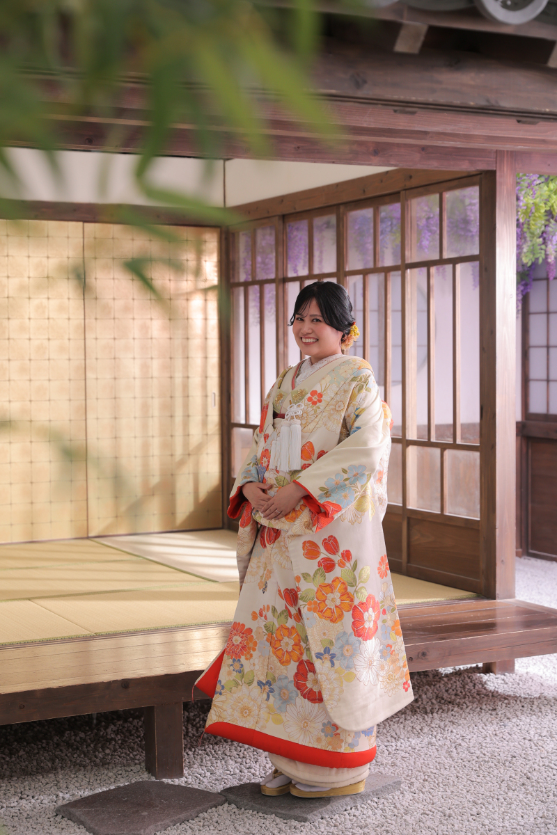 和装姿のご新婦様
