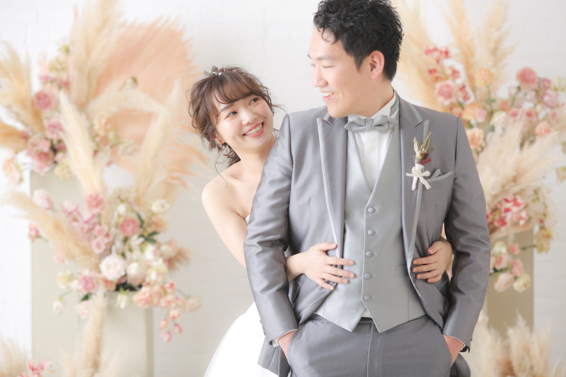 ドレスも生花で♪