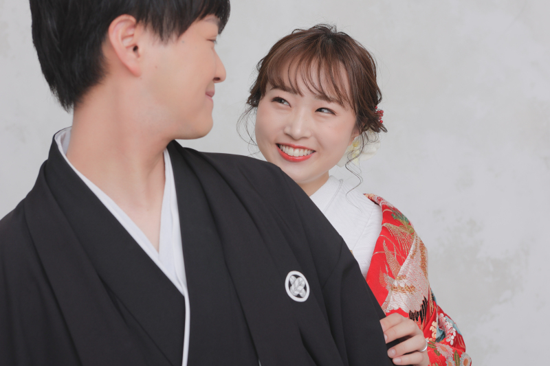 後ろからひょっこり