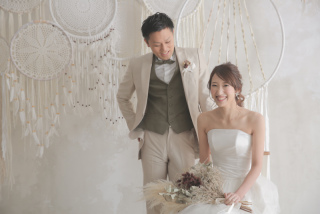 二人らしさ全開のフォトウエディング