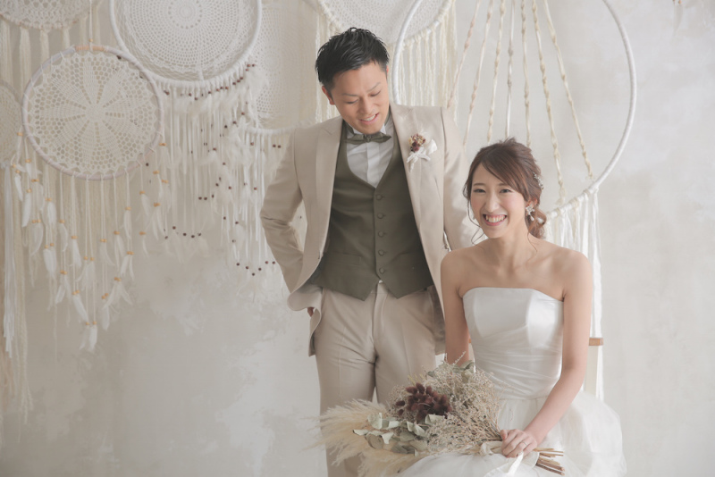 二人らしさ全開のフォトウエディング