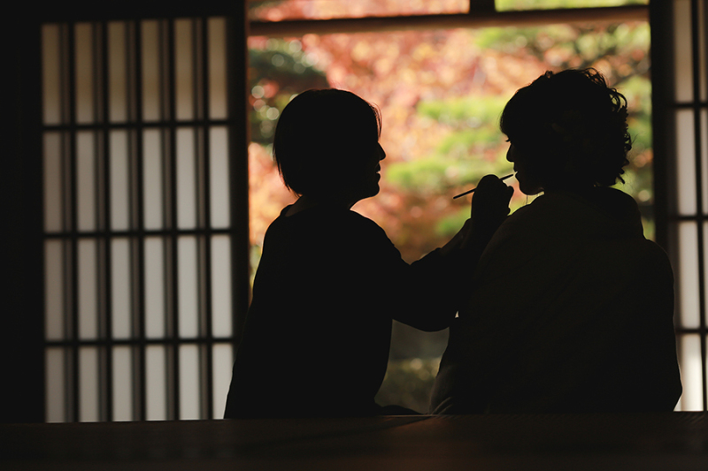 お母様から最後のお支度