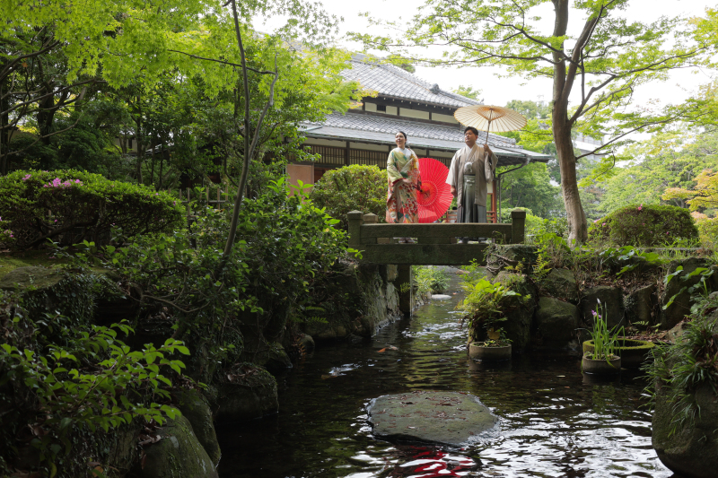 橋の上