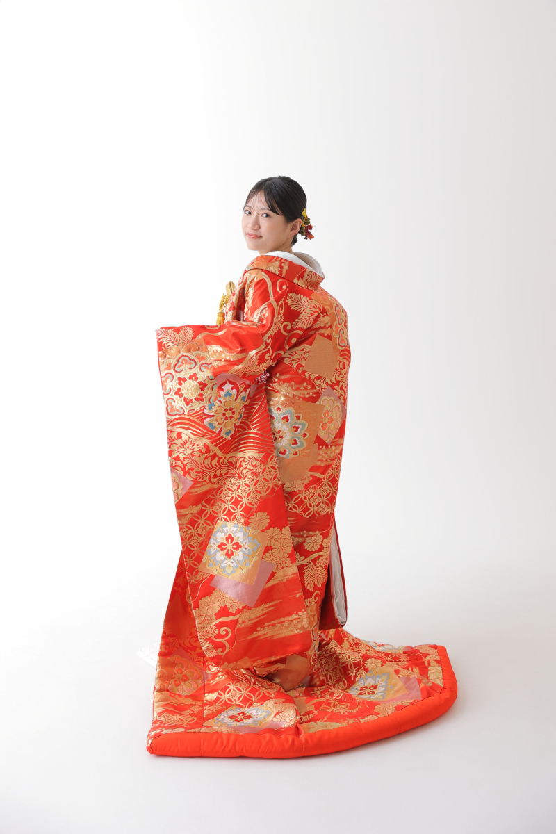 ご新婦様の後ろ姿