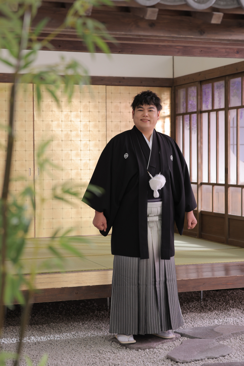 ご新郎様の和装姿