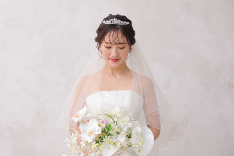 美しさも兼ね備えているご新婦様