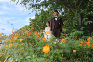 和装はスタジオで洋装は公園で