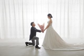 屋内庭園とハウススタジオ