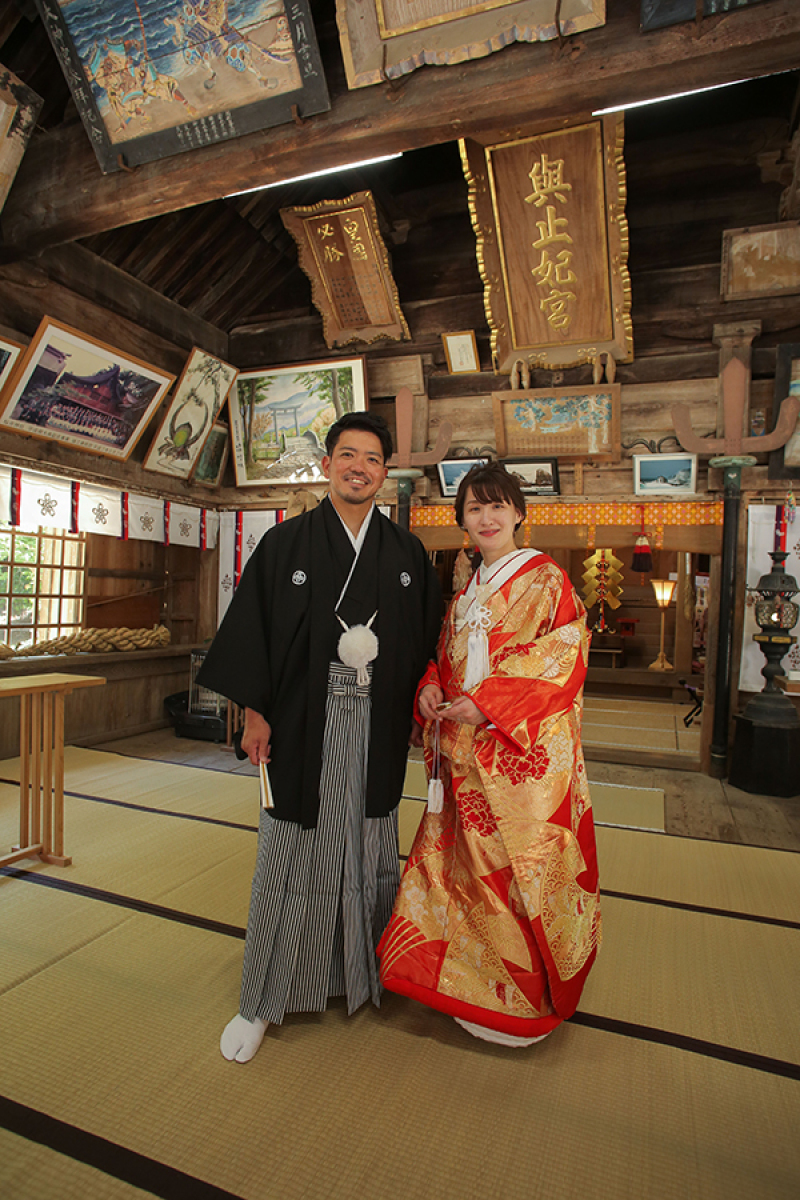 神社での結婚式
