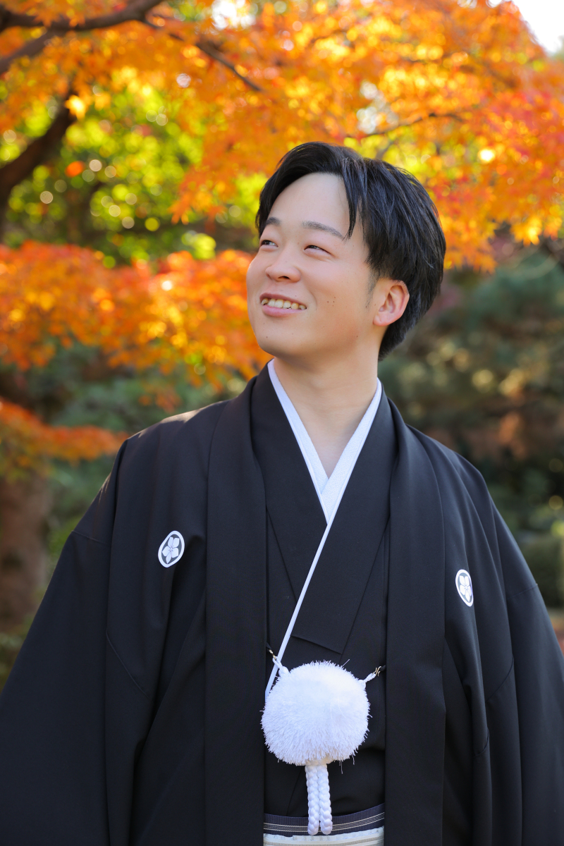 ご新郎様のソロ写真