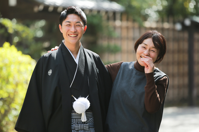 お母様とご新郎様