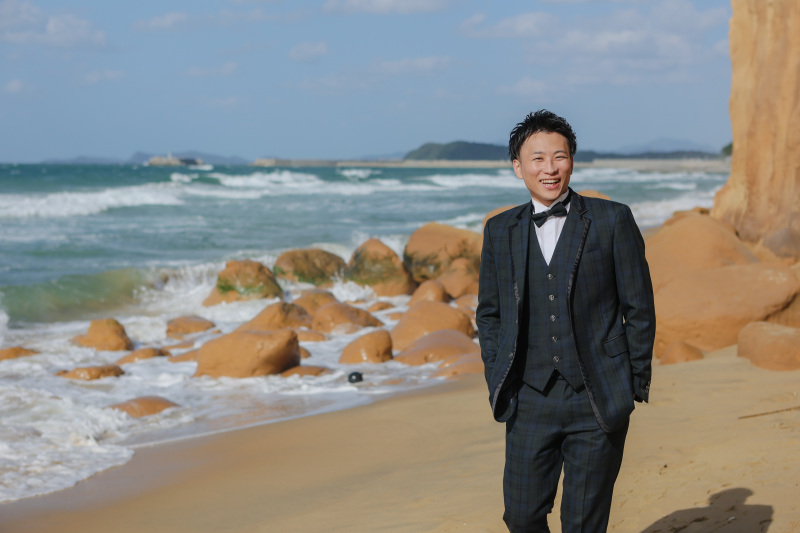 新郎ソロショット