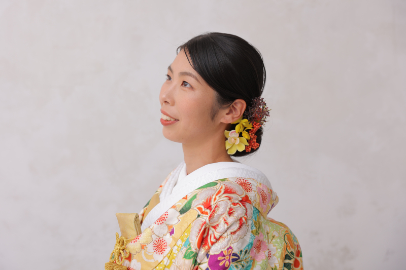 ご新婦様のアップ