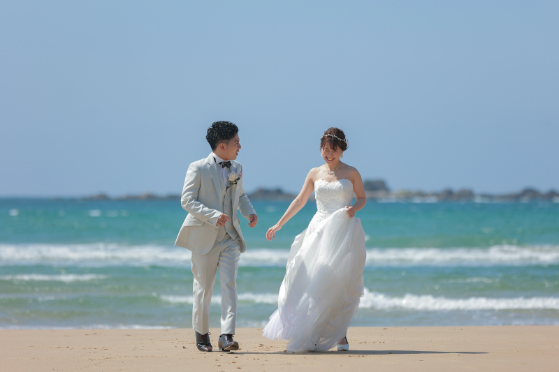 糸島と中洲の夕暮れ