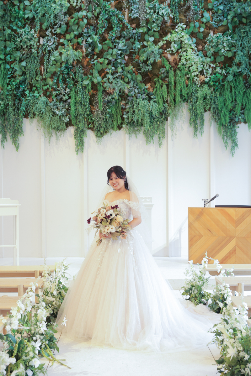 やわらかい雰囲気のご新婦様