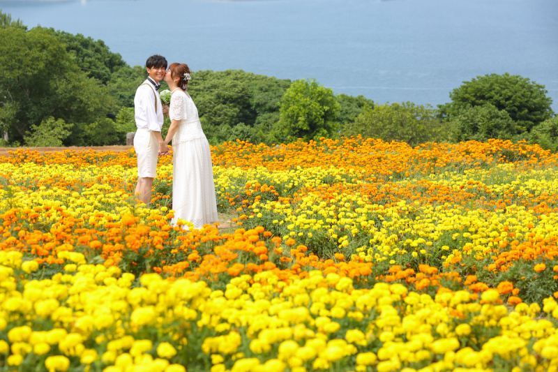 圧巻のお花畑♪