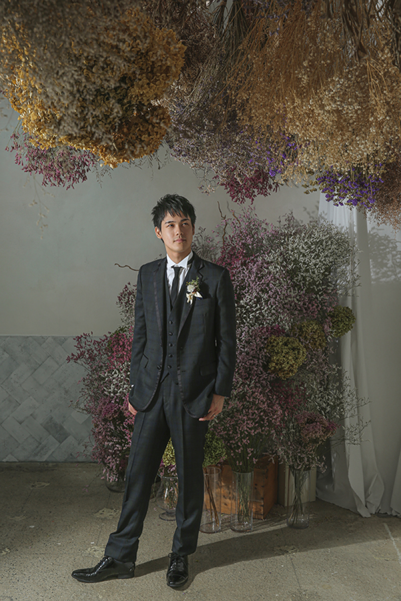 ご新郎ソロショット