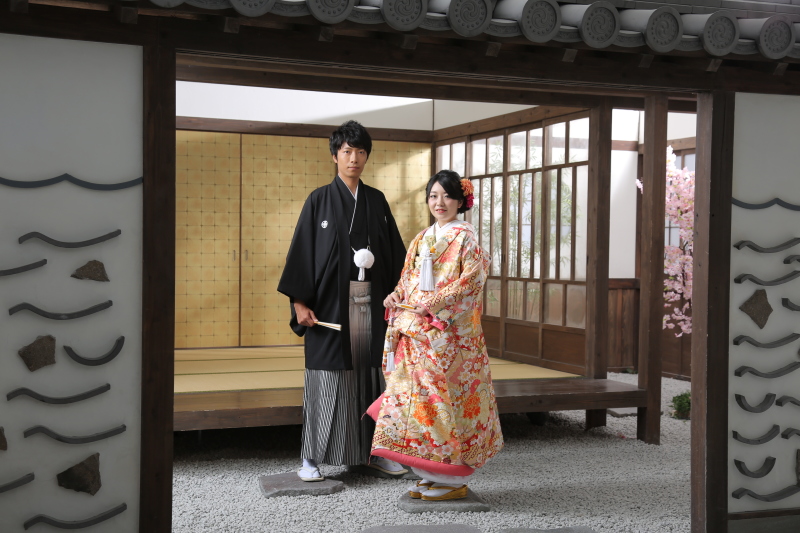 スタジオAN館内にある、和装屋内庭園！