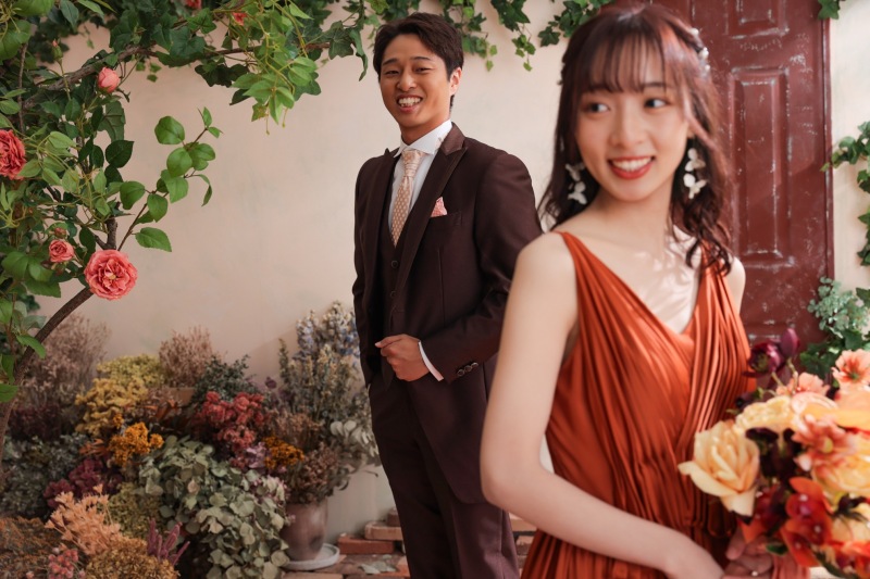 新郎さんにもピントを合わせて