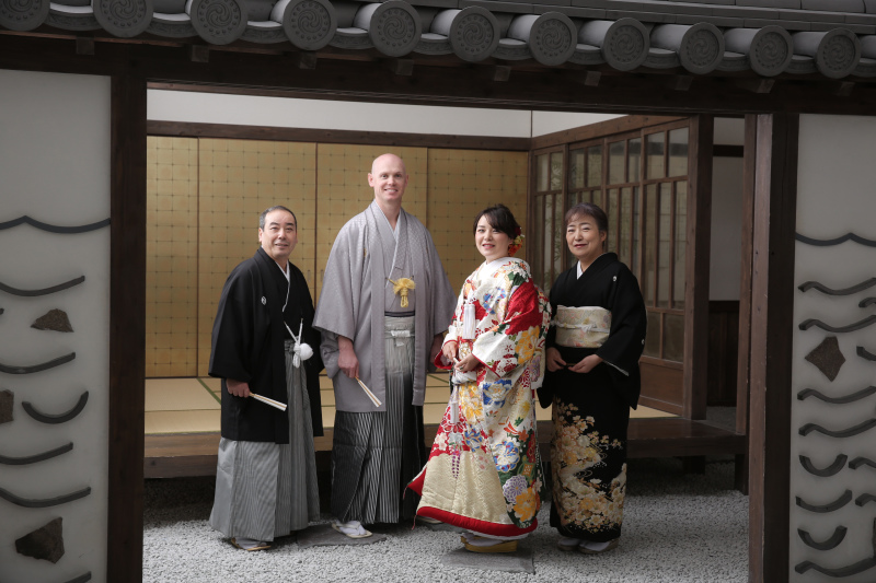 新婦様のご家族とも。