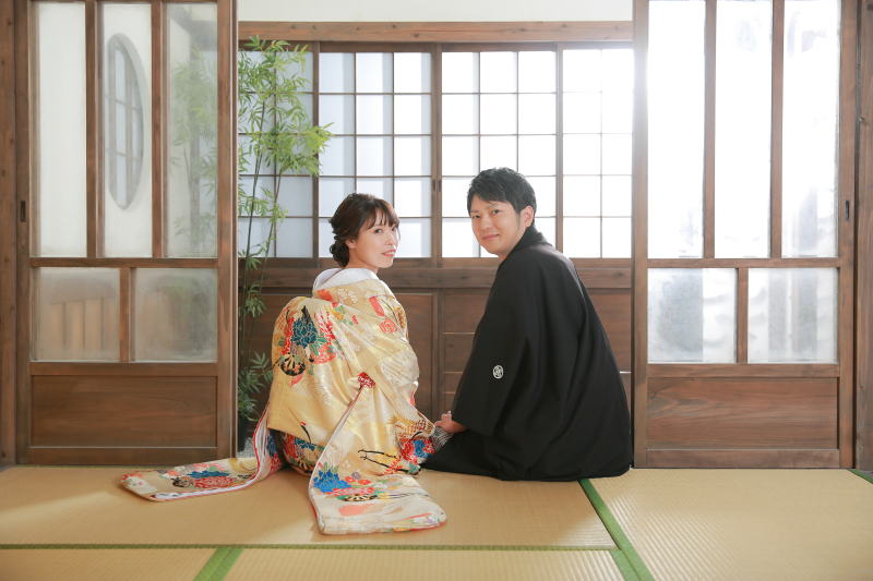 屋外のような雰囲気で