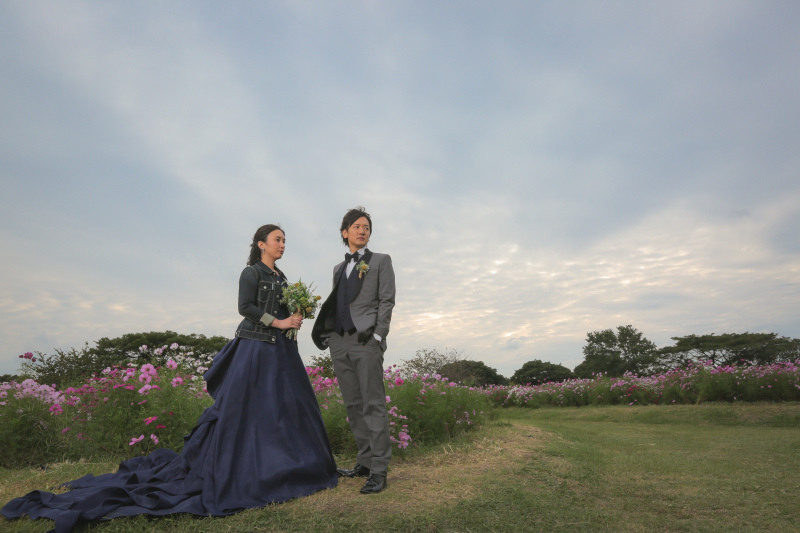 ネイビードレス