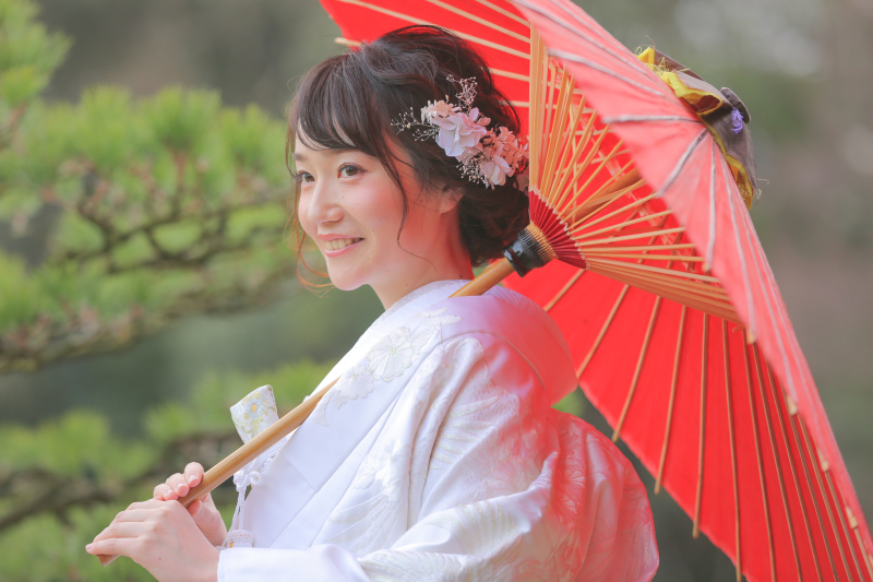 もちろん、洋髪スタイルも。