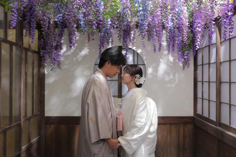 お顔を寄せて