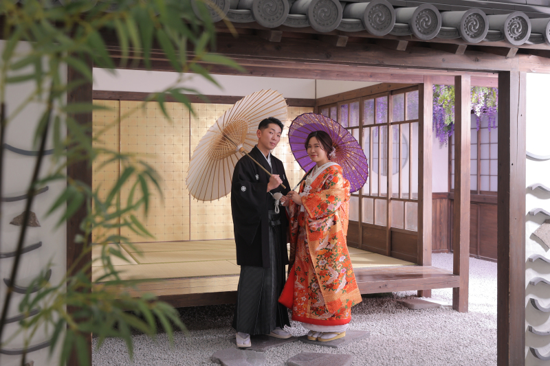 和傘といっしょに