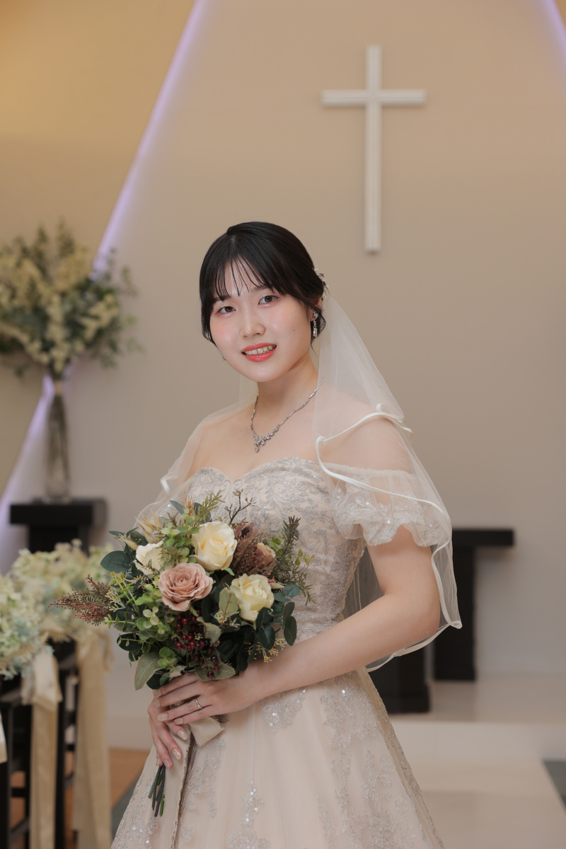 やわらかい雰囲気のご新婦様